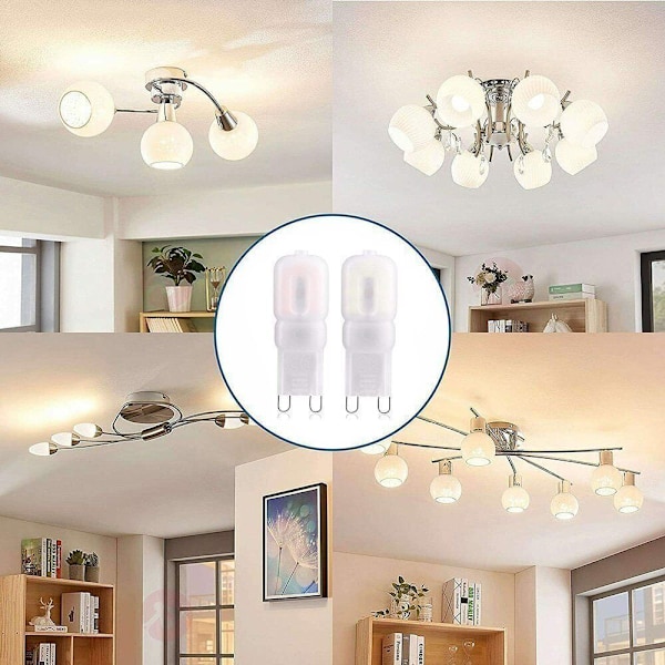 10X Glødelampe Dimbar glødelampe 5W VARMT LJUS 5W warm light 5Wwarm light
