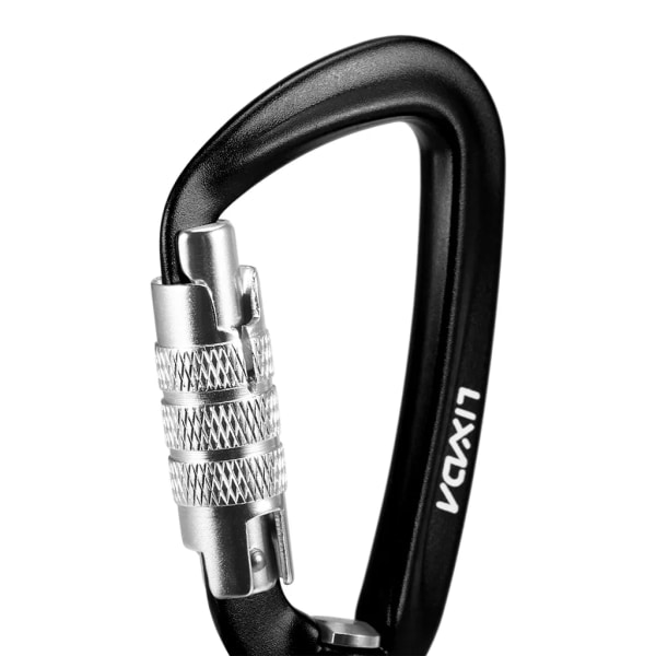 Lixada 2 stk. Svingbare Karabiner 360° Rotasjon Svingbar Karabiner Liten Selvspærrende Karabiner Svingende Hengekøye Hengeklips Dyrekoppelkrok