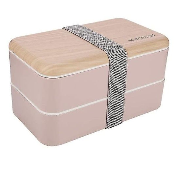 Bento Box, Lunchbox Barn, Dubbel Lunchbox Lunchbox , Diskmaskinsäker, Mikrovågssäker