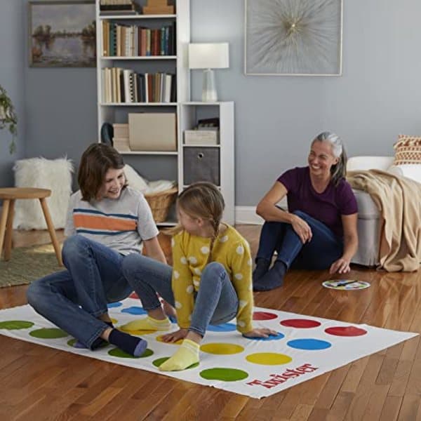 Twister Kroppsspinnspill for familiemoro og foreldre-barn-interaksjon