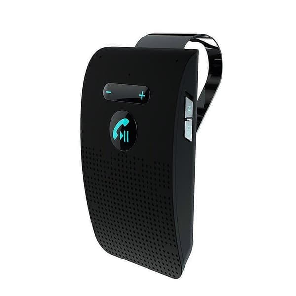 Bluetooth håndfrit bilsæt med solskærmclips og dobbelt mikrofon [ZHE] black