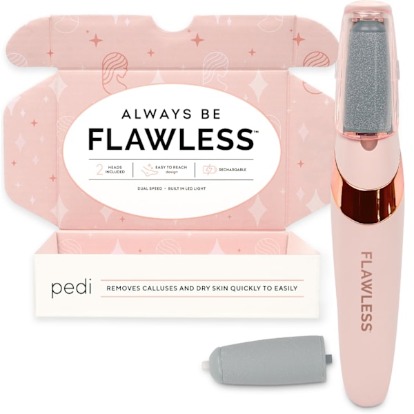 Flawless Pedi elektroninen jalkaraspi sileälle iholle - Uusi versio [ZHE]