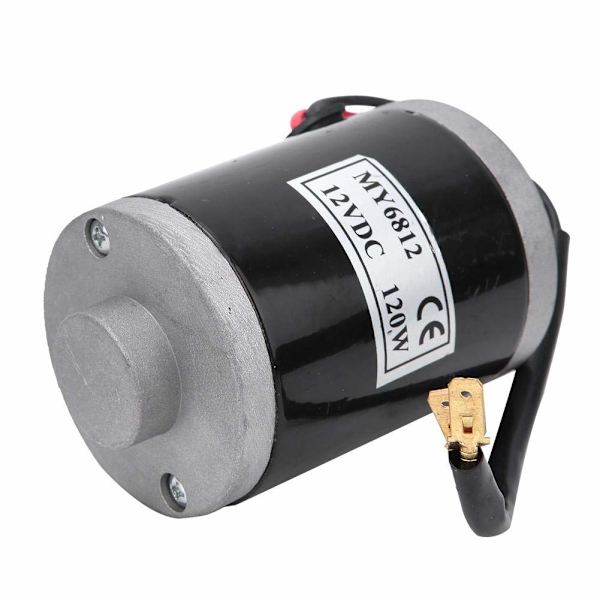Pysyvä magneettinen DC-moottori sähköpyörälle, MY6812 12V 120W harjamoottori hihnapyörällä[ZHE]