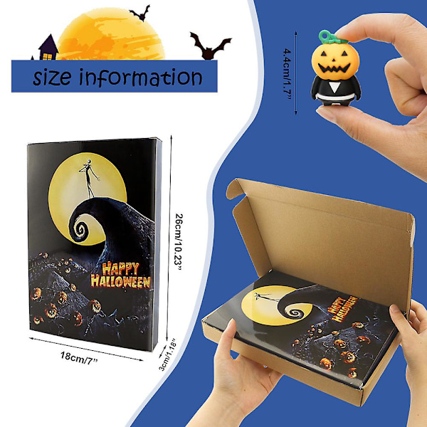 Joulukalenteri Suosittu Halloween Countdown Blind Box 24-osainen Joulu Kauhu Yö Kauhu Tunnelma Leikki Blind Box style 8