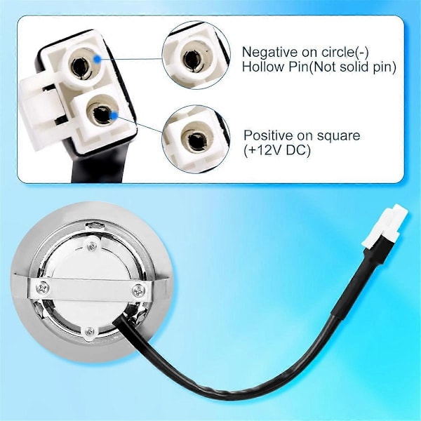 2 rustfri stål emhætte LED-pærer erstatning for køkkenventilator [ZHE] As Shown