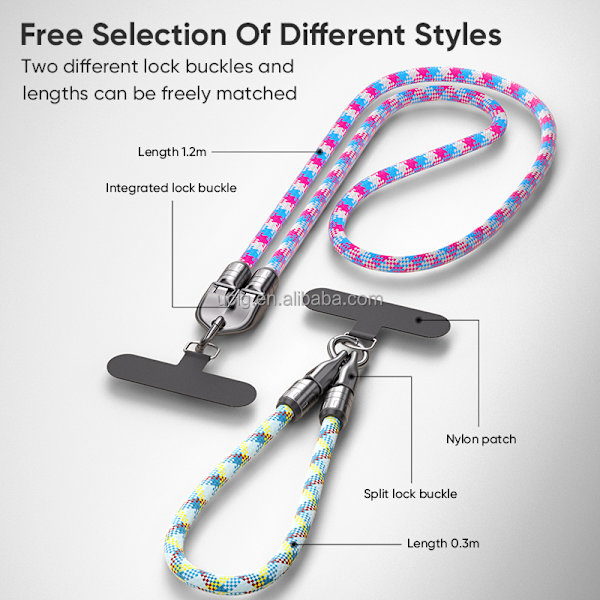 Ny mobiltelefon lanyard datakabel Typec till USBC 240W 0.3m snabbladdande halsband bärbar datakabel