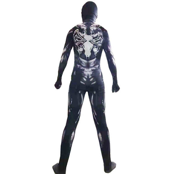 Venom Spiderman Bodysuit Voksen Barn Maskeraddräkt Superhelt Kostymer Gutter Halloween Fest Cosplay Jumpsuit Antrekk 180cm