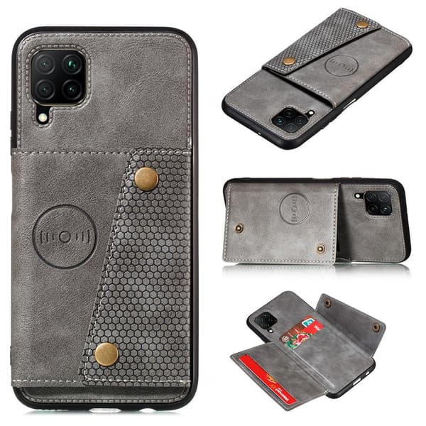 Samsung Galaxy A42 - Stylish Practical Case with Card Holder Mörkblå