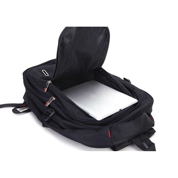 15,6\" Herrar Utomhus Nylon Vattentät Ryggsäck Väska Rese Laptop Axelväska[CH]