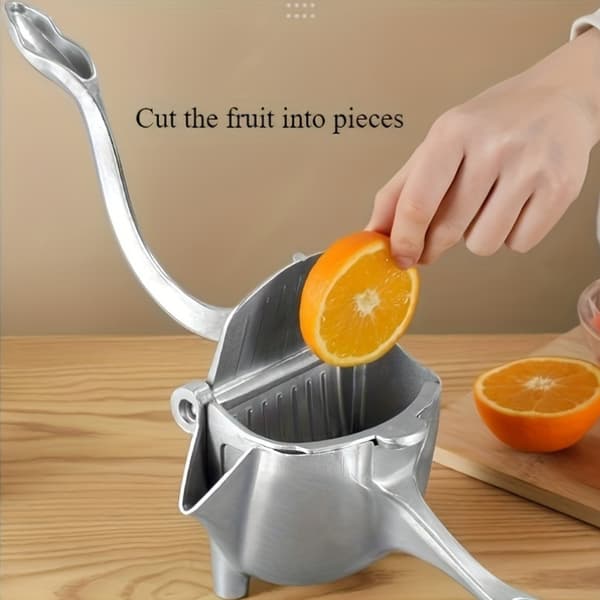 Manuel citruspresser til citroner, limefrugter og appelsiner silvery