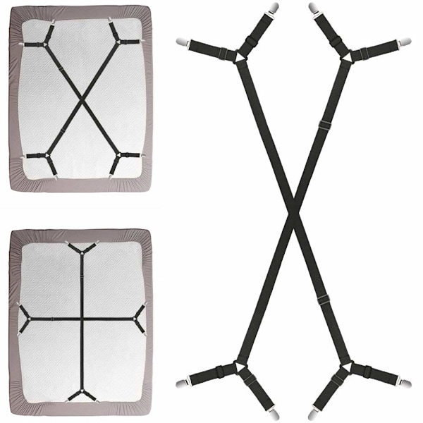 Holder Stropper, Justerbare Elastiske Lagenholdere, Madras