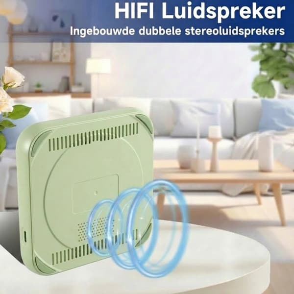 Kannettava CD-soitin Bluetooth-radiolla, kompakti erittäin ohut USB C -pikalataus MP3 WMA