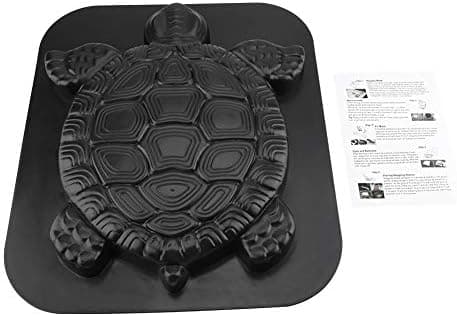 Concrete Slab Mold, DIY Personalized Turtle Stepping Stone Maker Mold Garden Lawn Path Stone Decoration 44*38cm