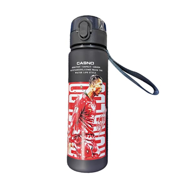 Ronaldo Vesipullo Premium Proteiinisekoitin Urheilupullo Pullo BPA-vapaa Vesipullo V4j5 E 560ml 560ml