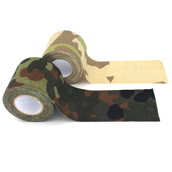 5M Udendørs Camouflage Tape Jakt Vandtæt Tape brown