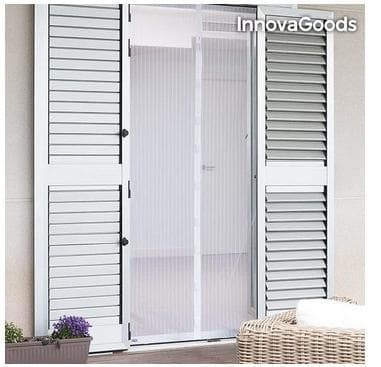 Mosquito net white for door 100x210 insect protection with magnet insect net White 150