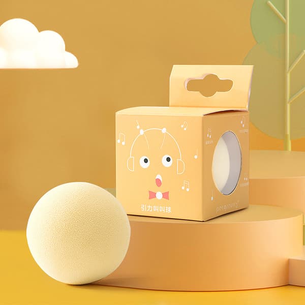 Elektrisk Kattebold Automatisk Rullende Bold Kattelegetøj Blå blue bird sound