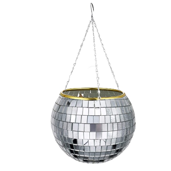 Disco-pallokasviripustin Riippuva Kasvikorikoko 4 TUUMAA 4inch
