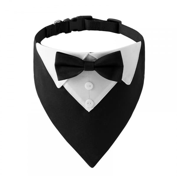 Smoking bandana halsbånd til hunde, formelt med butterfly til små mellemstore store justerbart