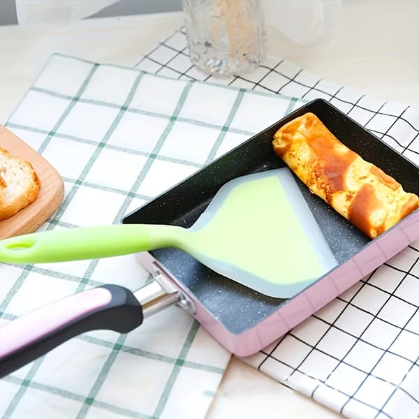 4-delat silikonspatelset för wokmatlagning med läckagesäker design 4 silicone spatulas