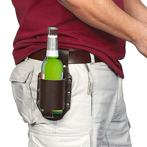 Ølholster for flasker og bokser opptil ca. 0,5 liter, ølholder