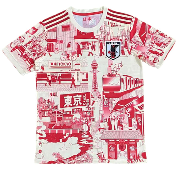 Japan 22-23 Samurai Sakura Comic Fodboldtrøje[ZHE] 1 XL