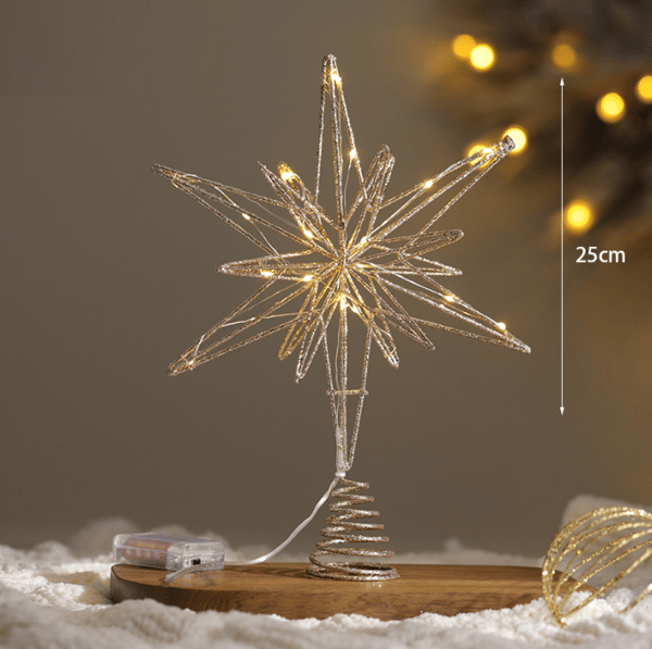 Juletræsstjerne til juletræspynt style 7