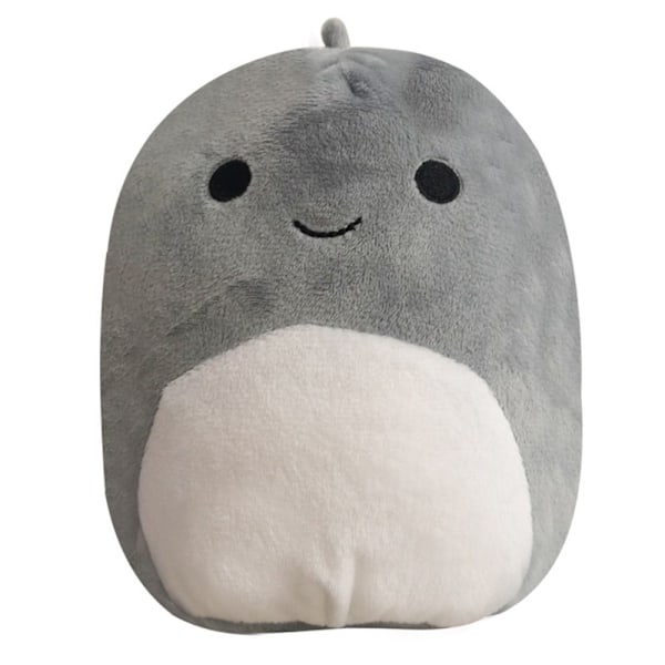 20-25cm Squishmallow Pehmotyyny Lelu HARMAA DINOSAURUS grey dinosaur