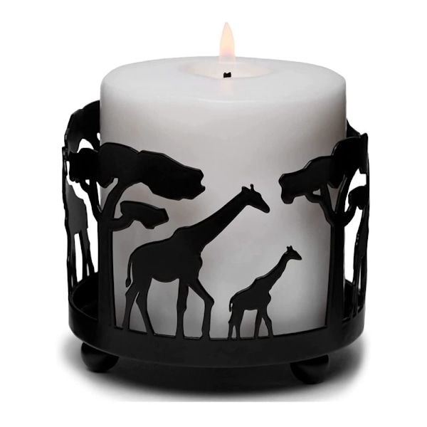 Kreativ Järnljusstake Cirkulär Ljusstake GIRAFF GIRAFF Giraffe Giraffe