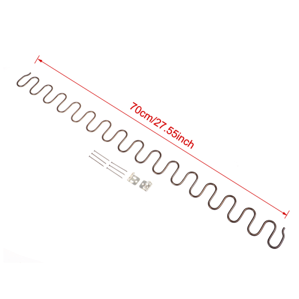 Ersättningsfjærer for sofa, stol, fjäder med klips 70cm