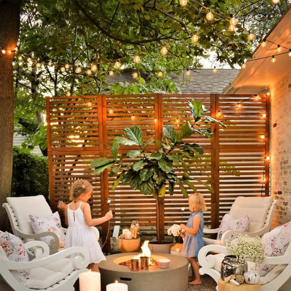 30m Outdoor Light String, 50+2 G40 LED Bulbs, IP44 Waterproof for Patio and Party, Dimmable with Remote Control