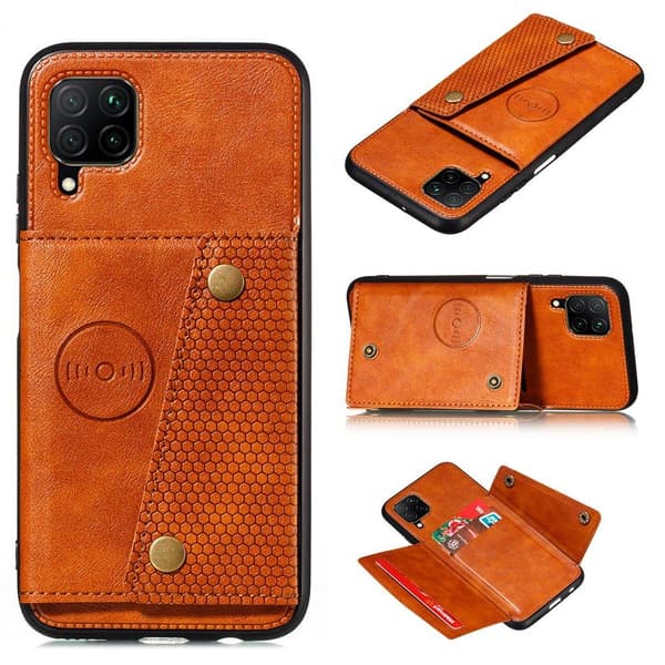 Samsung Galaxy A42 - Stylish Practical Case with Card Holder Mörkblå