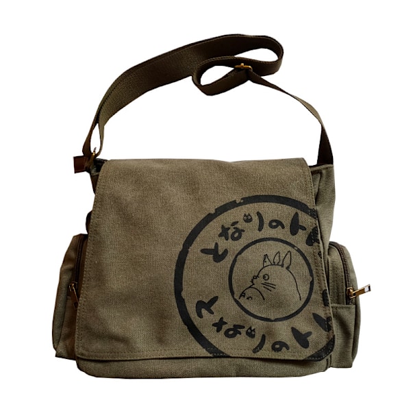 1. My Neighbor Totoro Canvas Messenger Bag Tegneserie