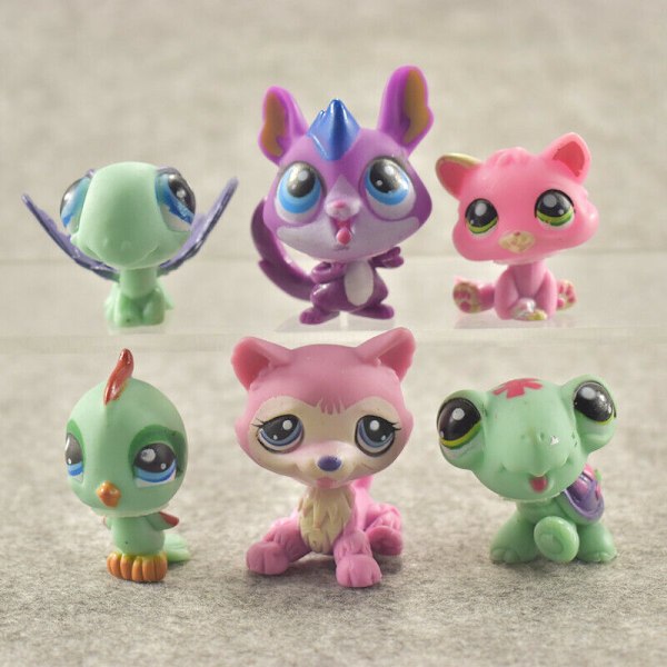 24st Littlest Pet Shop Enormt parti Husdjur LPS Hundar Katter Apa Björnar Lejon Leksak
