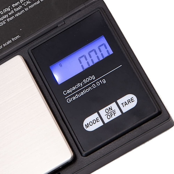 100G-0.01G Elektronisk Vågskala Mini Vågskala Elektronisk Mätare Vågskala Bordvågskala Kök