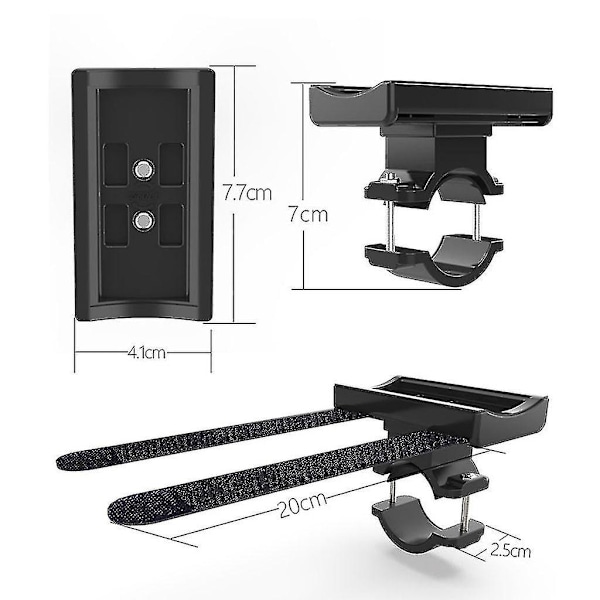 Multifunktionellt högtalarfäste för cykling med justerbar rem passar de flesta [kk]