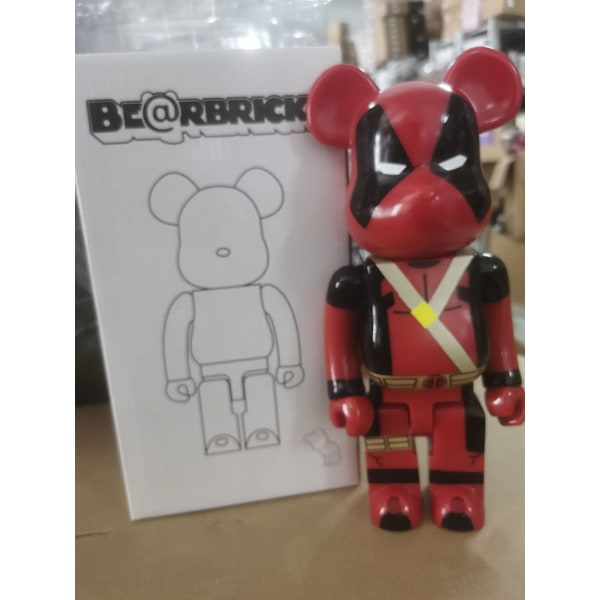 400% Bearbrick Tegnede Actionfigurer Skulpturer Statue Figurer Skrivebordstilbehør Soveværelse Julegaver Dekoration Prydning Legetøj