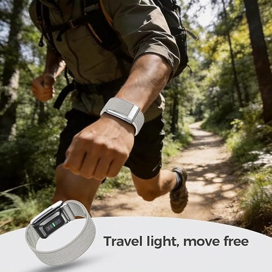 3-pack Nylon Sport Band Compatible with WHOOP 5.0/MG, One, Peak & Life – Breathable Loop Band, Comfortable Wristband, Quick-Dry Replacement Strap