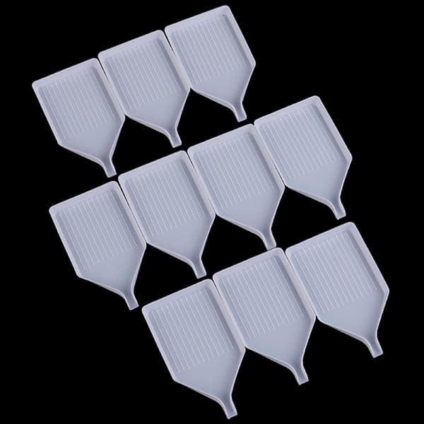 10 stk DIY Diamantbakke Boreplade Maleri Tilbehør Diamant
