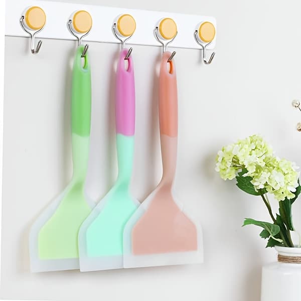 4-delat silikonspatelset för wokmatlagning med läckagesäker design 4 silicone spatulas