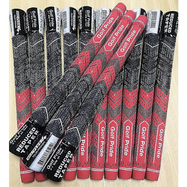 Golf Pride MCC Plus 4 Standard Midsize Grips - 13 Pack, Red[ZHE] Midsize Red