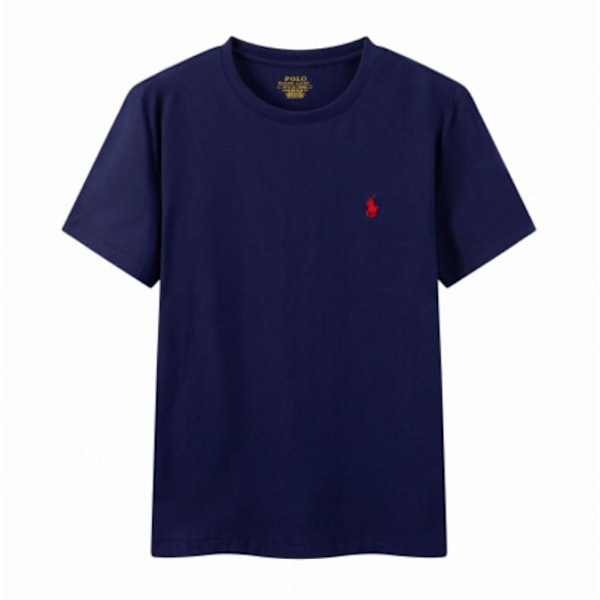 PoloRalphLauren T-skjorte Herre Bomull Kortarmet Rund hals Pullover Tee Topper Royal Blue Royal Blue 2XL