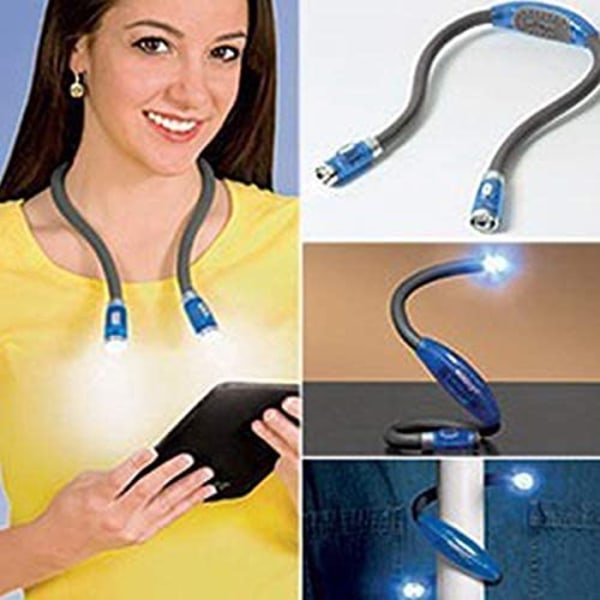 LED-läslampa, nacklampa Hands-Free flexibel LED-nattlampa