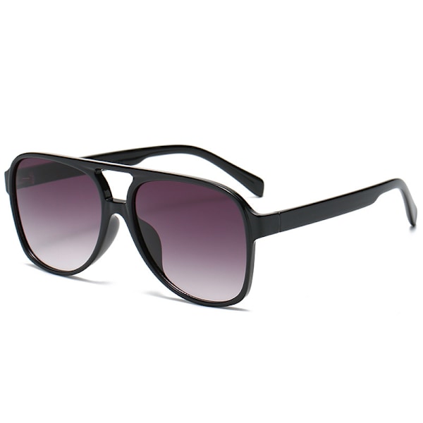 Retro Vintage 70-luvun Aviator Polarisoivat Aurinkolasit Kaksinkertainen Silta Kevyt Kehys Miehille ja Naisille (Musta/Keltainen) Punainen[ch] red