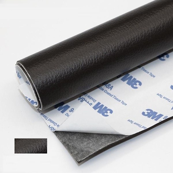 Selvklæbende læderreparation læderreparationsbånd læder reparer mørk kaffe mörkt kaffe 50*120cm 1st