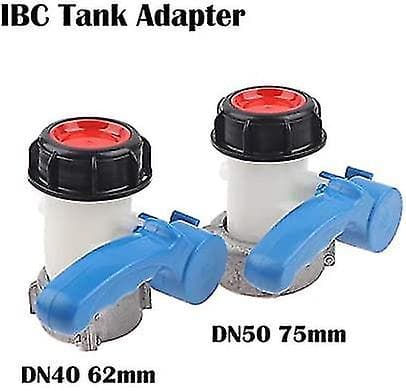 IBC Tank Butterfly Ventil, DN50 Flensadapter (75mm, Aluminium) [DPD]