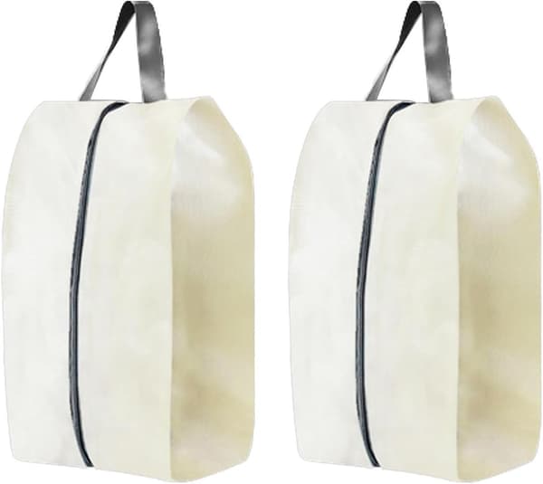 Resväska 2-pack med dragkedja, vatten- och dammtät, extra stor 42x24cm orange