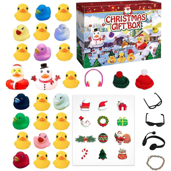 Gummi Anka joulukalenteri 2023. Joulukalenteri 2023 Lapsille. Ankka-amme Lisävarusteilla 06(24 ducks)