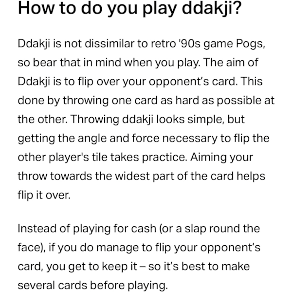 Medi Quick Squid Game Ddakji Pelisetti, Tuplakortti Premium-versio Sininen ja Punainen Perinteinen Korealainen Taiteltava Peli (Uusi Parannettu Tuplakorttiversio) XS XS XS square