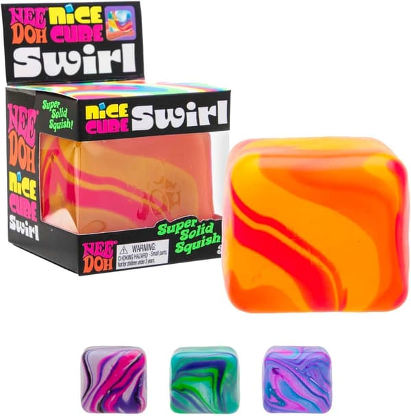 Needoh Nice Cube Stressipallo & Aistilelu - 2 kpl:n pakkaus